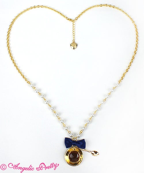 Dress Up Tea Cup Necklace by Angelic Pretty