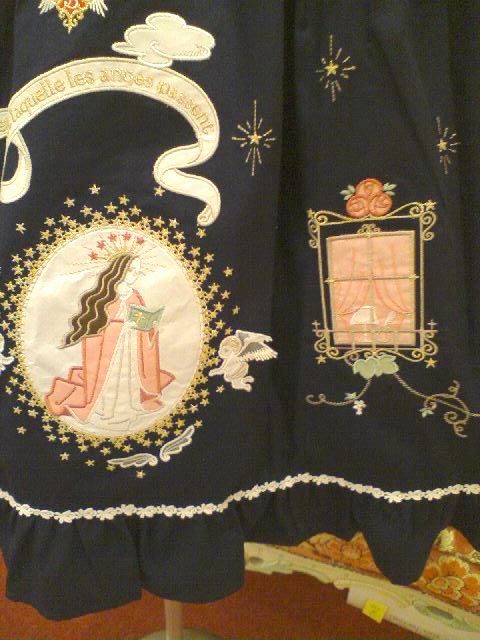 Angel's Window Print Applique Babydoll JSK by Baby, the Stars