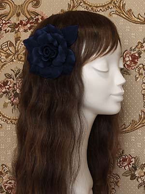 即売Mary Magdalene ローズコサージュ 2点セット（別珍・シフォン） Velveteen Classical Rose Corsage by Mary Magdalene