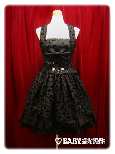 コスプレ衣装 Monochrome Rose Print JSK Monochrome Rose Garden JSK by Alice and the Pirates