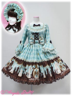 Chess Chocolate Princess OP Set by Angelic Pretty
