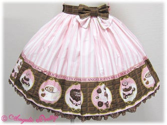 Melty Chocolate Skirt (2010) by Angelic Pretty