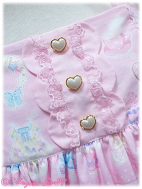 Fancy Paper Dolls Skirt by Angelic Pretty