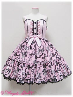 Wrapping Ribbon Tiered JSK by Angelic Pretty