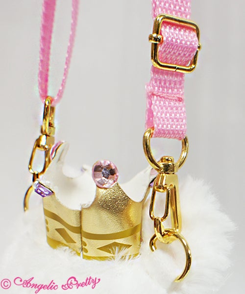 Princess Cat Stuffed Pouch by Angelic Pretty