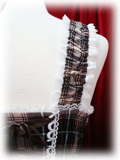 Original Tartan Check Ribbon Shirring Princess JSK (2007) by Baby