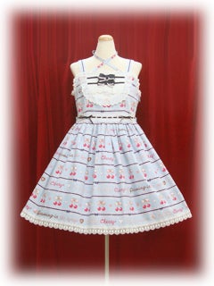 Cherry Ribbon Print JSK by Baby, the Stars Shine Bright