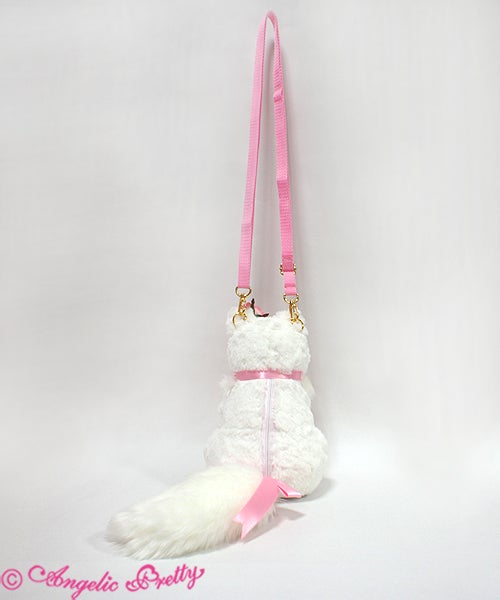 Romantic Cat Stuffed Pouch by Angelic Pretty