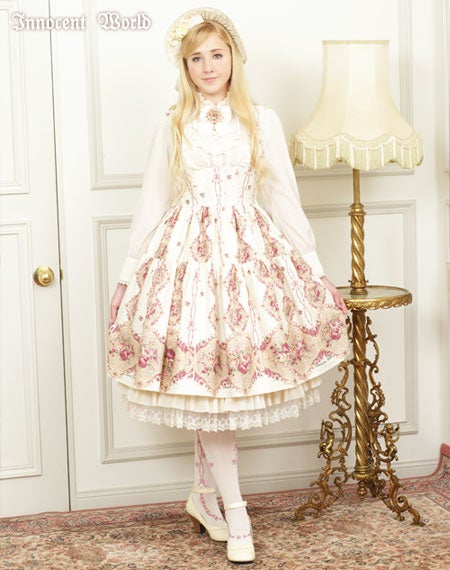 Pure Rose Tiered JSK by Innocent World