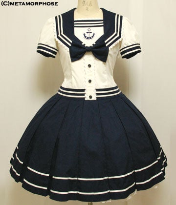 Sailor Short Sleeve OP (Coloration) by Metamorphose Temps de Fille