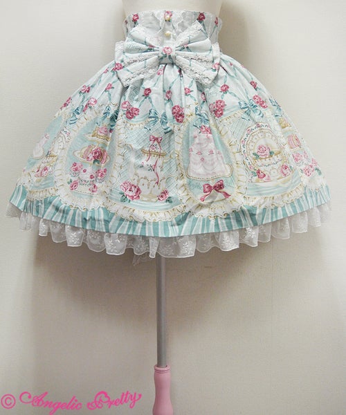 Salon de thé Rose Skirt by Angelic Pretty