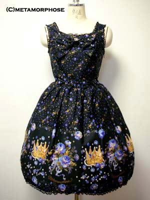 メタモルフォーゼ プリンセスクラウンブーケ JSK Princess Crown Bouquet Ribbon JSK by Metamorphose Temps de Fille