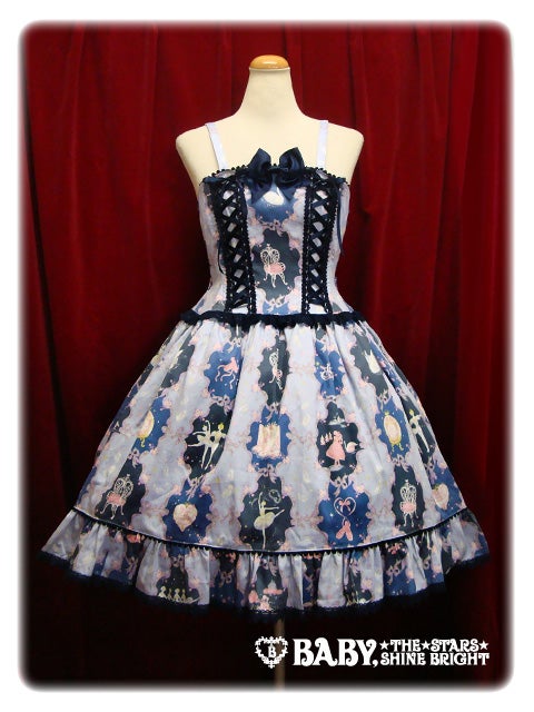 バーバリーブルーレーベル オーバーオール セレブ 高級 騎士 刺繍 ナイトホース Pas de Deux in the Blue Moon Odile JSK by Baby, the Stars Shine Bright