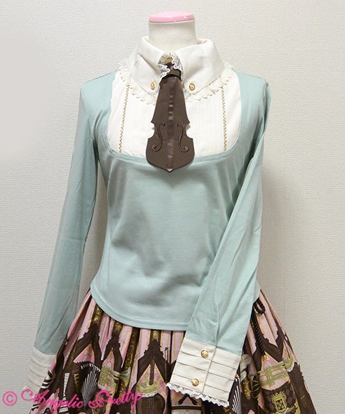 Angelic Pretty バイオリンタイカットソー Violin Tie Cutsew by Angelic Pretty
