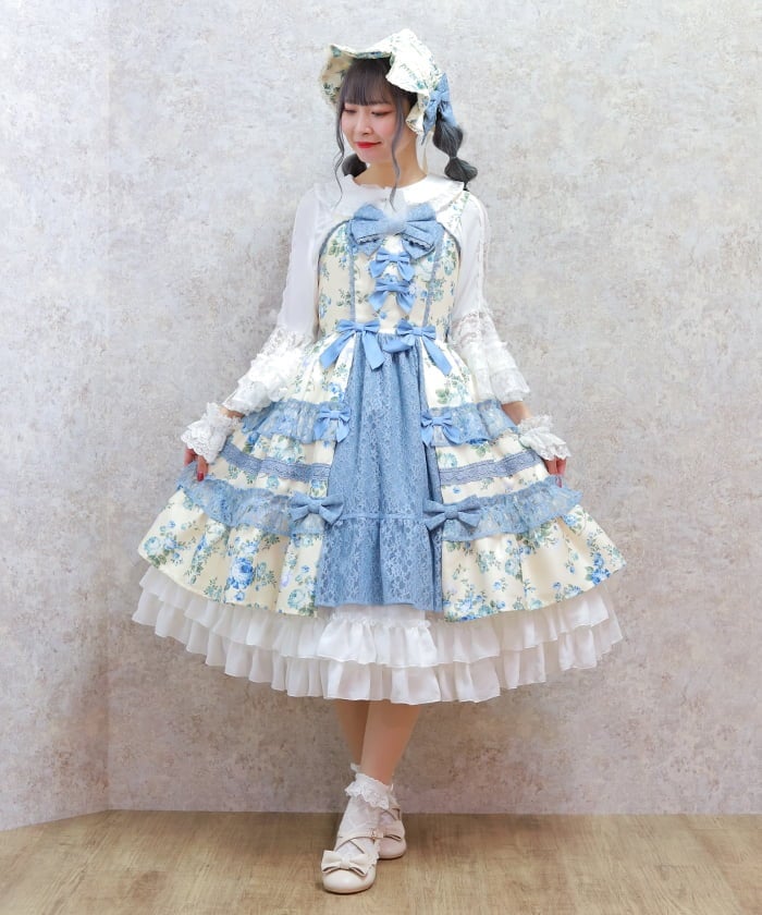Kawaii ~ Antique Rose Print JSK by Axes Femme