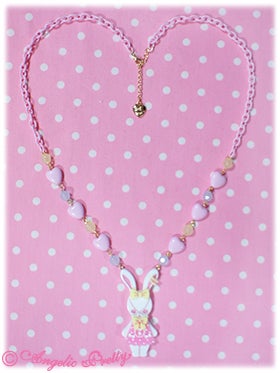 Fancy Lyrical Bunny Necklace by Angelic Pretty