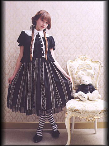 Polka Dot Ribbon Skirt by Innocent World