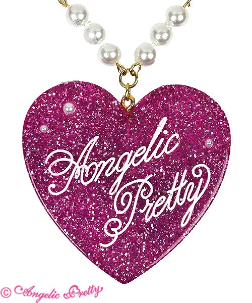 Deco Heart Necklace (2020 2nd Release) by Angelic Pretty