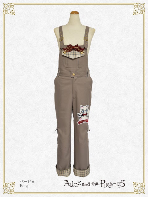 ALICE and the PIRATES Chris サロペット Fluffy Chris Patch Salopette Pants by Alice and the Pirates