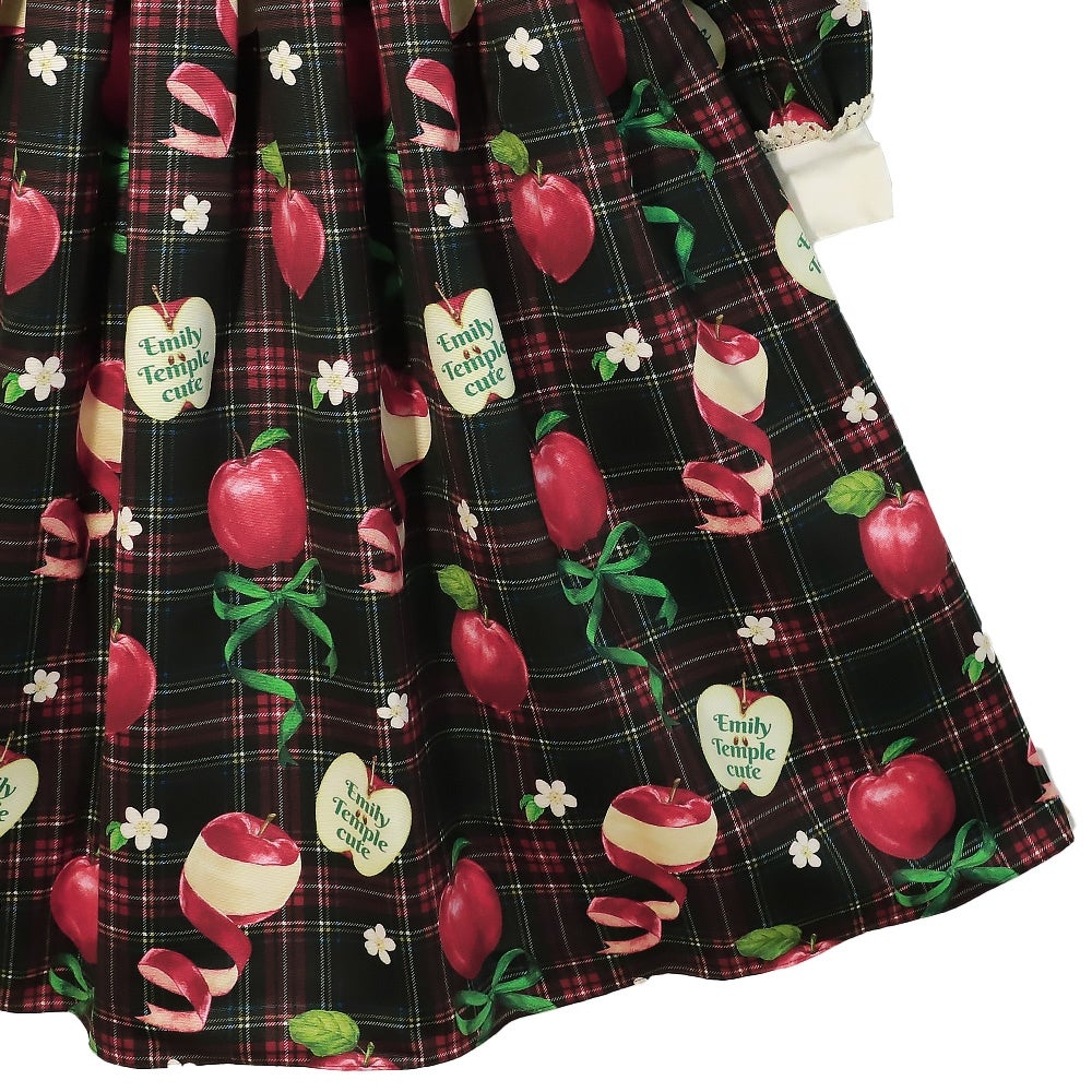 Tartan Ribbon Apple OP by Emily Temple Cute