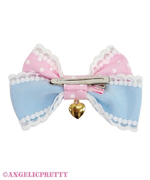 Fancy Dot Colored Polka Dot Ribbon Clip Set by Angelic Pretty