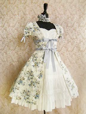 Rococo Bouquet Over Dress OP by Victorian Maiden