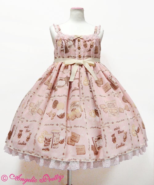 Cream Cookie Collection JSKセット Cream Cookie Collection High Waist JSK by Angelic Pretty