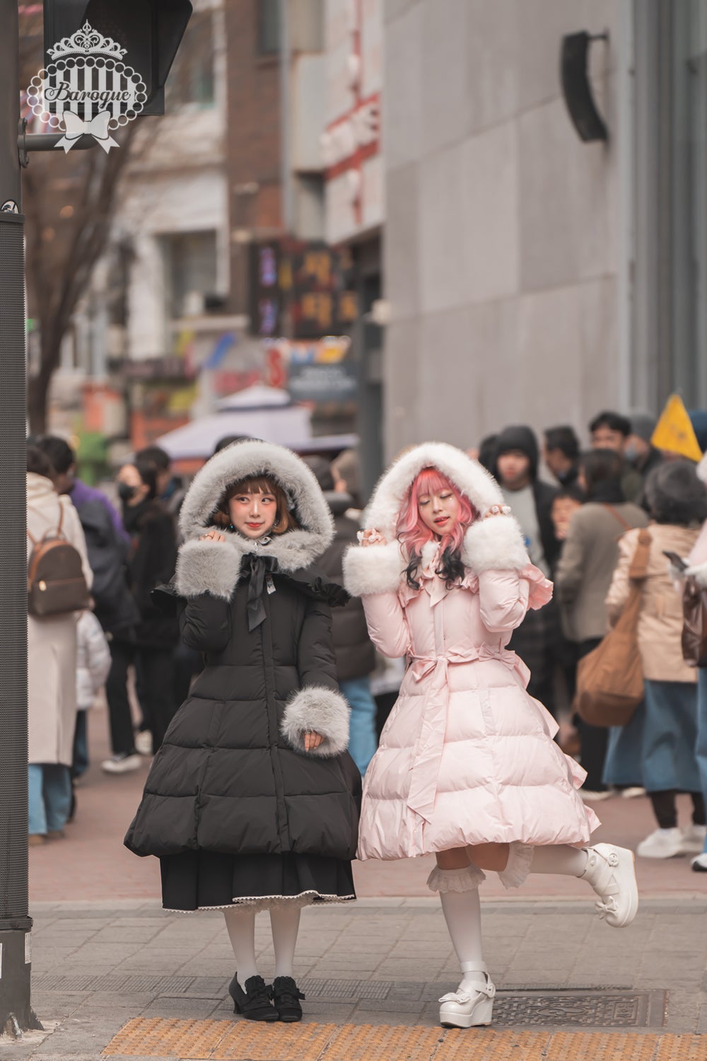 Baroque ~ Marshmallow Puff Frill Coat by Indie Brand
