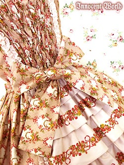 Pompadour Bustle JSK (Short) by Innocent World