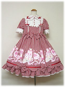 Pastel a la Mode OP (Gingham) by Angelic Pretty