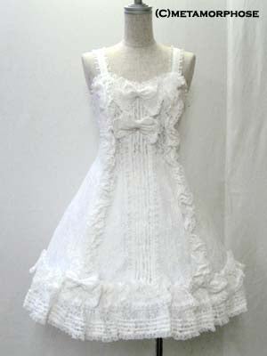 Midnight Sun Ball Pintuck Frill JSK (Lace) by Metamorphose Temps
