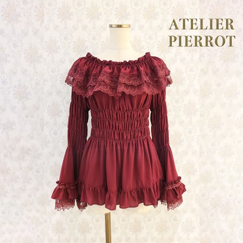 Shirring Princess Sleeve Blouse (2024) by Atelier Pierrot