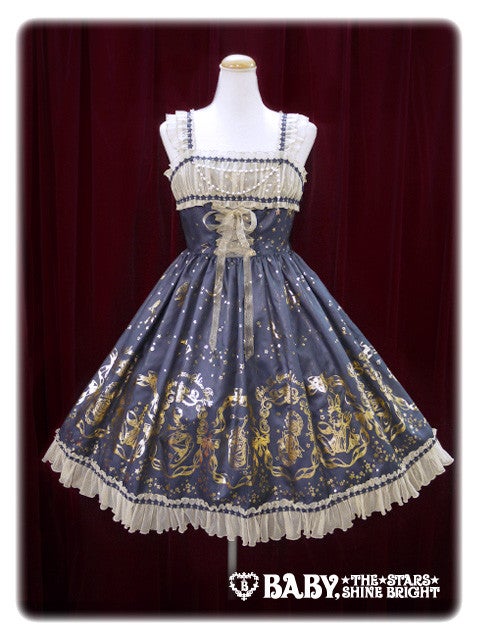 Full Of Stars “Bright Starry Night” JSK Ⅰ (With Echarpe) by Baby