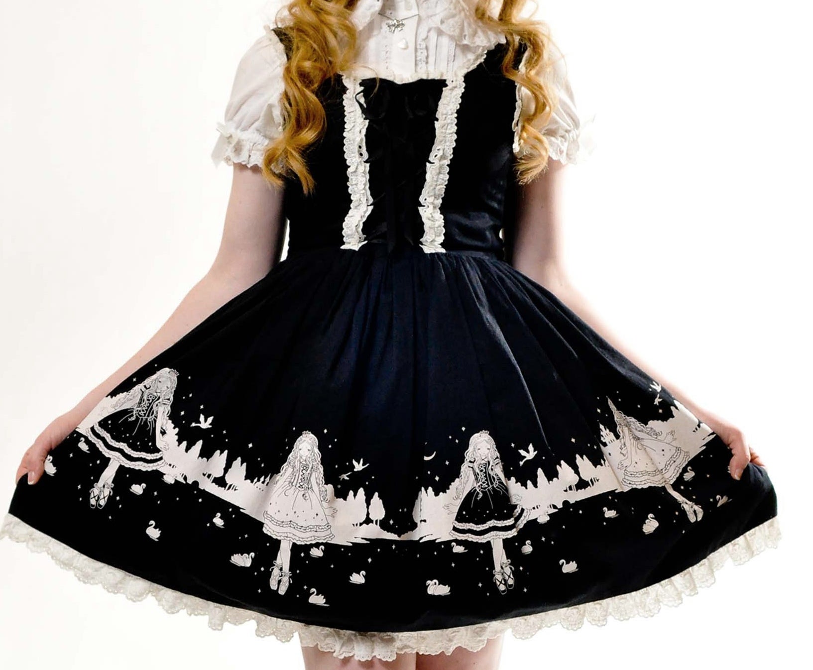 Ballerina Print JSK by Angelic Pretty