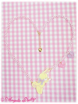 Fantasy Bubble Lyrical Bunny Necklace by Angelic Pretty