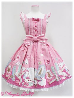Wonder Story Apron Style Skirt by Angelic Pretty