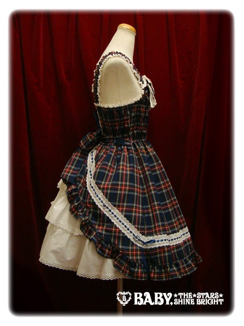 Tartan Check Shirring Princess JSK (2011) by Baby, the Stars Shine