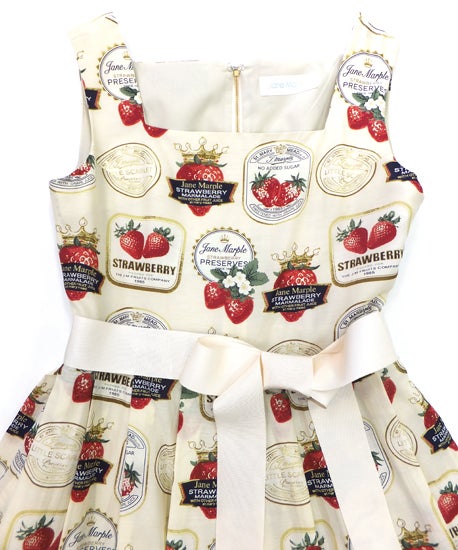 Strawberry Label Square Neck JSK by Jane Marple