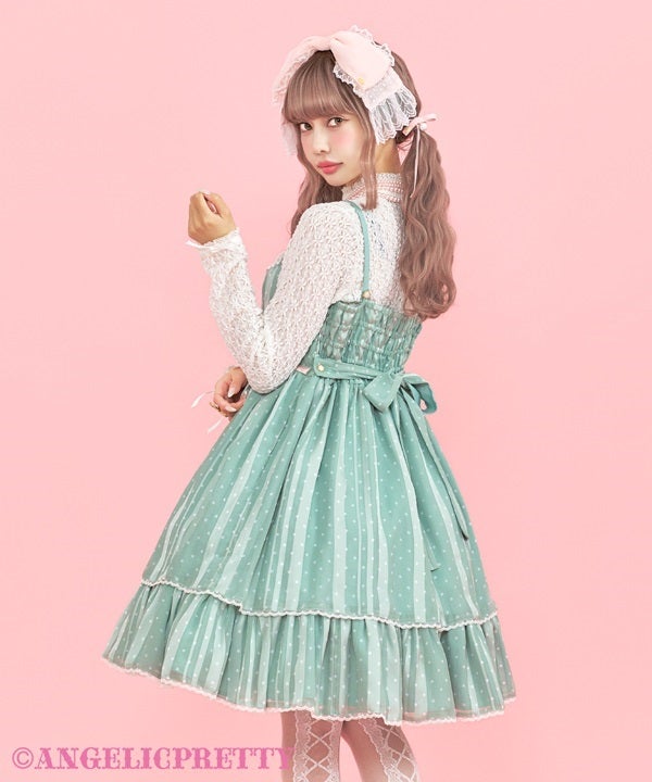 Sweet Dot Chiffon JSK by Angelic Pretty