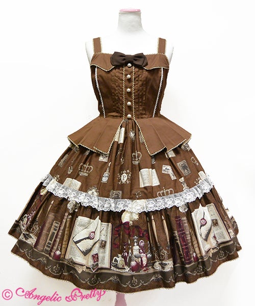 Victorian Letter Tiered JSK by Angelic Pretty