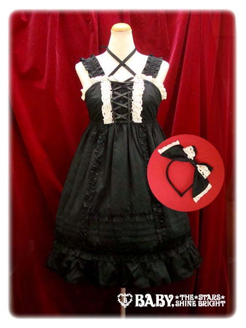 Babydoll JSK and Head Bow Set by Baby, the Stars Shine Bright