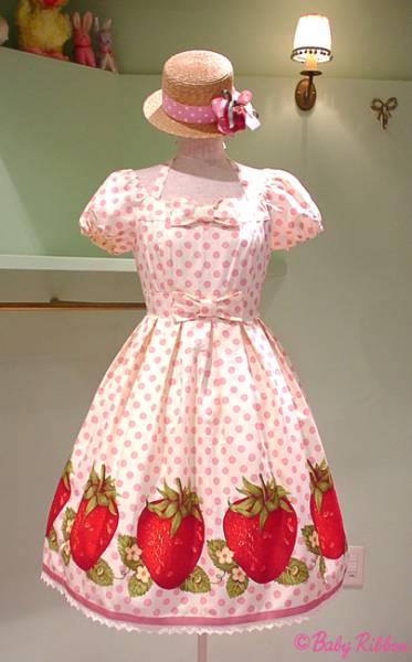 Strawberry Polka Dot OP by Emily Temple Cute