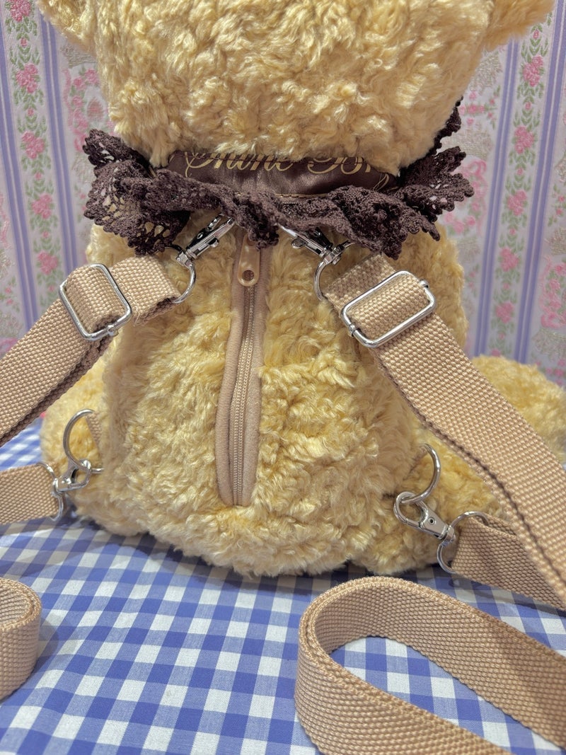 【くまかかさん専用】fringedesignglittersummerknit Kuma Kumya Rucksack (2025 PARCO exclusive) by Baby, the Stars