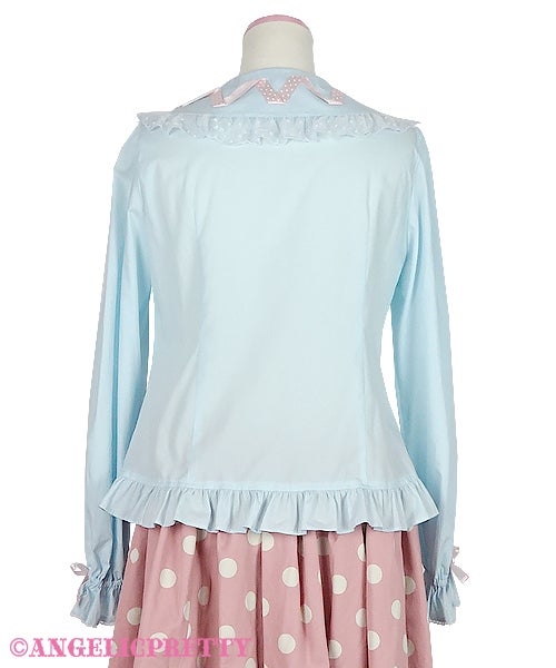 Twirling Ribbon Blouse by Angelic Pretty