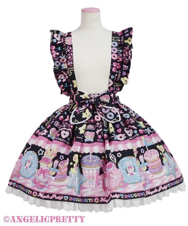 ワンピース angelic pretty Toy's Donuts Dinner Toy's Donut Diner Skirt by Angelic Pretty
