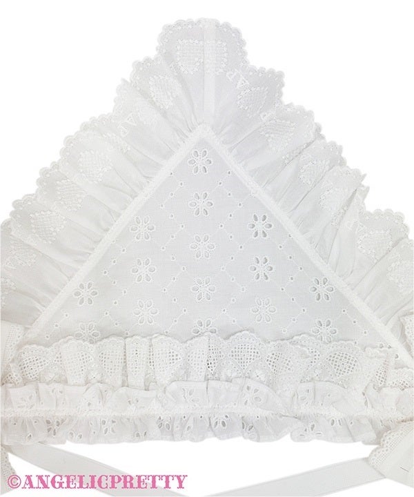 Sentimental Heart Lace Babushka by Angelic Pretty