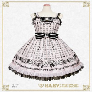 Petite Chérie Camélia Coffret柄リボンジャンスカ Petite Chérie Camélia Coffret Ribbon JSK by Baby, the Stars Shine