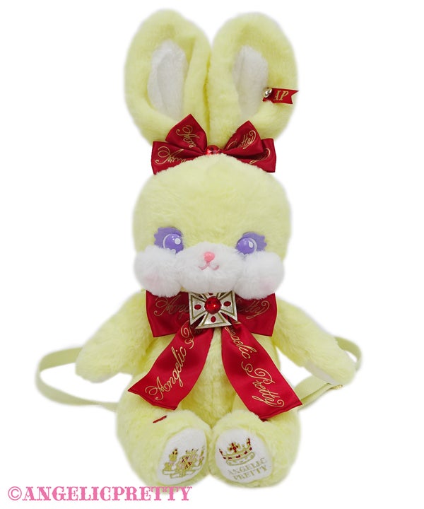 リリカルバニーぬいぐるみリュック-20years Anniversary- Lyrical Bunny Plush Backpack -20years Anniversary- by Angelic Pretty