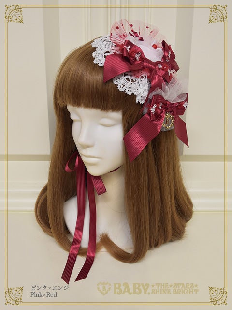 Strawberry Charlotte Headdress by Baby, the Stars Shine Bright