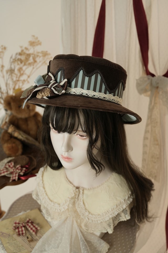 Hoshibako Works ~ Patissier's Holiday Hat & Clip Set by Chinese